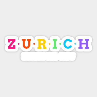 Zurich, Switzerland Sticker